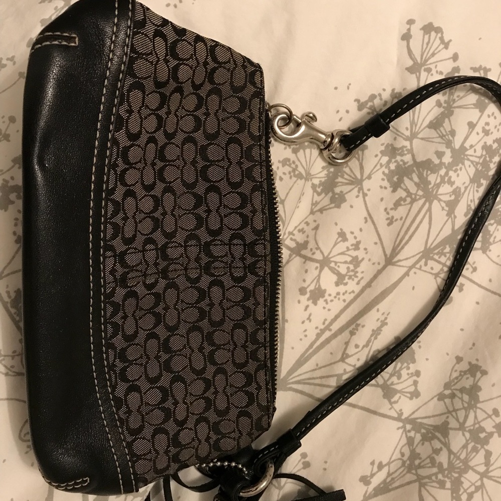 Mini coach wristlet